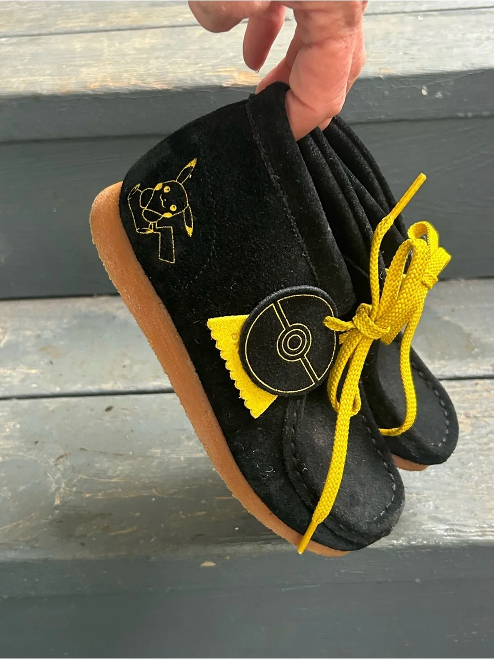 Clarks Originals Kids Wallabee Pokémon Edition boots